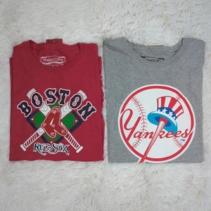 Men's Mitchell & Ness MLB Cooperstown Collection Short Sleeve T-Shirt - Picture 1 of 7