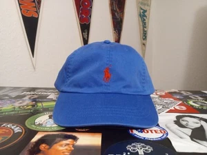 Polo Ralph Lauren Strapback Hat Blue/Red - Picture 1 of 7