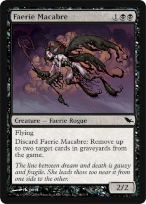 FAERIE MACABRE Shadowmoor MTG Magic the Gathering Cards DJMagic - Image 1 of 1