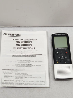 Olympus Digital Voice Recorder VN-8000PC - Tested / Works - Image 1 of 4