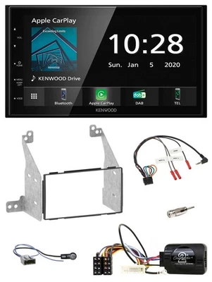 Kenwood Bluetooth Lenkrad DAB USB 2DIN Autoradio für Nissan Pathfinder R51 2010- - Bild 1 von 4