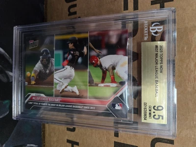 2023 Topps Now #837 Stolen Bases! BGS 9.5 GEM MINT!!! - Image 1 of 2