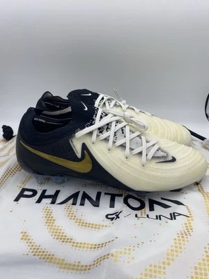 Nike Phantom GX 2 Elite FG Soccer Cleat White Black FJ2559-100 Men 6.5 / Women 8 - Image 1 of 4