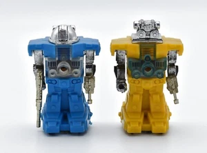 Two Vintage Hong Kong Robot Toy Figures Toys 1980s - Picture 1 of 14