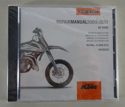 Manual De Taller KTM 65 SX / XC Año 2009 - 2017 Estado 04/2016 - Imagen 1 de 2