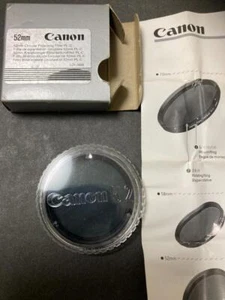 canon 52mm Circular Polarizing Filter PL-C 71 - Picture 1 of 11