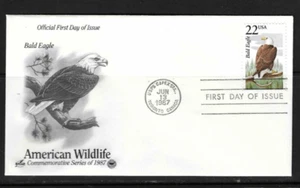 USA SC # 2309 North American Wildlife - Bald Eagle - FDC . Artcraft - Picture 1 of 1