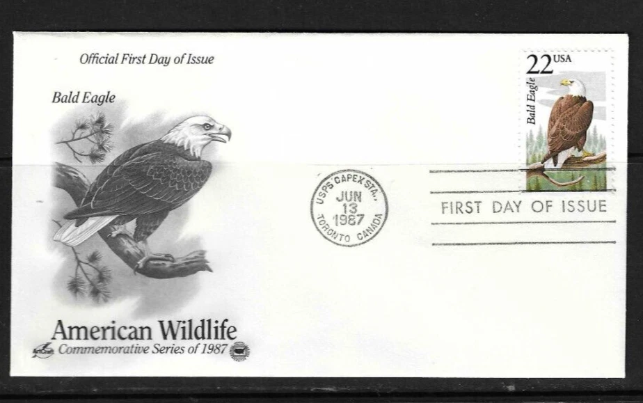 USA SC # 2309 North American Wildlife - Bald Eagle - FDC . Artcraft - Image 1 of 1