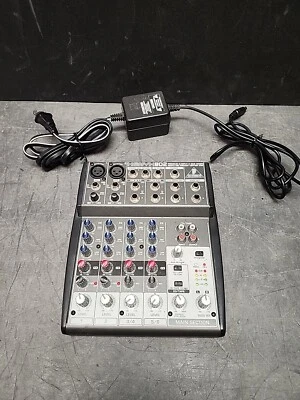 Behringer Xenyx 802 Mixing Console, 8 Channel - Black - Image 1 of 4