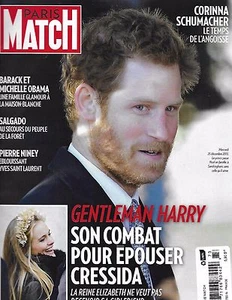 Paris Match Magazine Prince Harry Barack Michelle Obama Pierre Niney Salgado - Picture 1 of 6