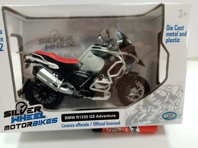 BMW R1250GS Adventure Bike Model Diecast SCALA 1:12 - Immagine 1 di 4