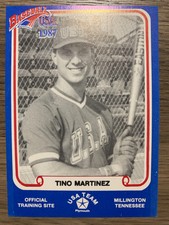 1987 Pan Am Team USA Blue BDK #19 Tino Martinez Rookie Yankees Mariners