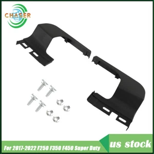 Fit For 17-22 F250 F350 F450 Super Duty Pair Rear Bumper End Cap Step Pad LH+RH - Picture 1 of 15