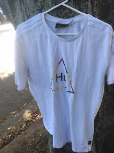 Adidas Human Race Short Sleeve T-Shirt Men XL White Pharrell Williams Top Rare - Picture 1 of 4