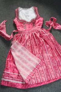 KL4992 @ NEU Dirndl + Schürze @ pink @ Krüger @ Balkonette @ 36 - Bild 1 von 4