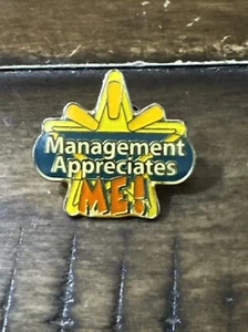 Walmart Management Appreciates Me Pin Lapel Hat Uniform Collectible Resin Star - Picture 1 of 5