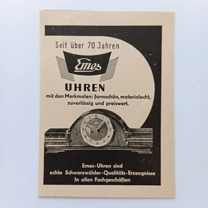 1951 Emes Uhren Villingen-Schwenningen, Werbeanzeige, Werbung, Reklame - Picture 1 of 1