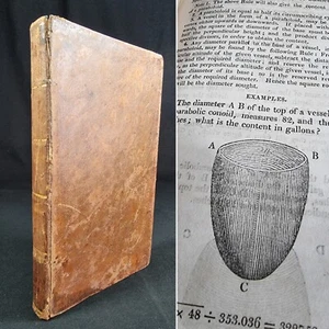 1832 A Treatise on Practical Gauging By A Nesbit WOODCUTS Mathematics Geometry - Picture 1 of 16
