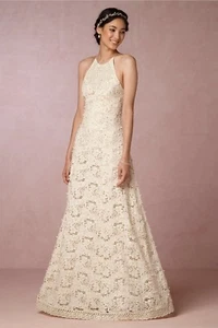 Nuevo sin etiquetas Vestido Anthropologie BHLDN By Nimah Talla 8 Por Payal Jain - Imagen 1 de 5