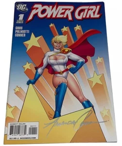 POWER GIRL # 1st ISSUE SIGNED AMANDA CONNOR /HIGH GRADE /CGC WORTHY ** READ DESC - Picture 1 of 10