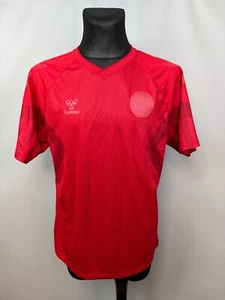 DENMARK 2022 2023 HOME SHIRT FOOTBALL SOCCER JERSEY HUMMEL RED SIZE XL - Picture 1 of 11