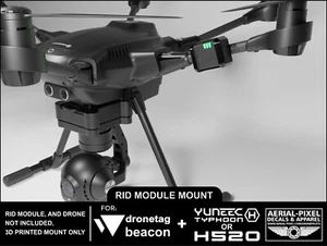 Yuneec Typhoon H o H520 DroneTag baliza montaje remoto de identificación (módulo no incluido) - Imagen 1 de 10
