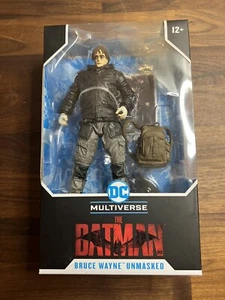DC Multiverse The Batman Movie 7" Unmasked Batman Figure by McFarlane Toys - Picture 1 of 4