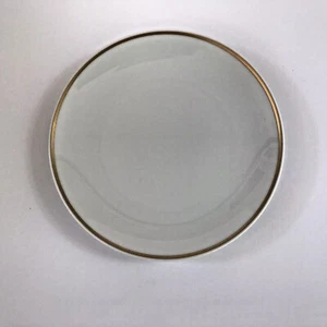 1 Vintage Noritake Salad Plate for Pan Am White with Gold Trim Japan Airplane - Picture 1 of 2