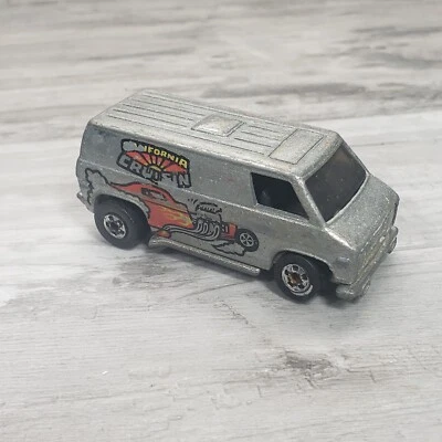 1974 Hot Wheels California Cruisin' Super Van Silver Made In Malaysia - Image 1 of 4