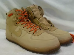 Botas de pato Nike Air Force 1 444745-202 bronceadas para hombre 11,5 M como nuevas RARAS - Imagen 1 de 12