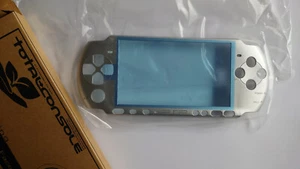 Totalconsole OEM Component faceplate for PSP 3000 / 3001 / 3002 Mystic Silver