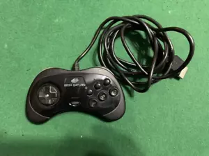 Sega Saturn Official Controller - Black, Tested & Cleaned - Picture 1 of 1