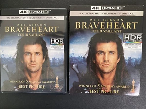 Braveheart 4K Ultra HD + Blu-Ray + Digital Code c/w Slipcover - Picture 1 of 2