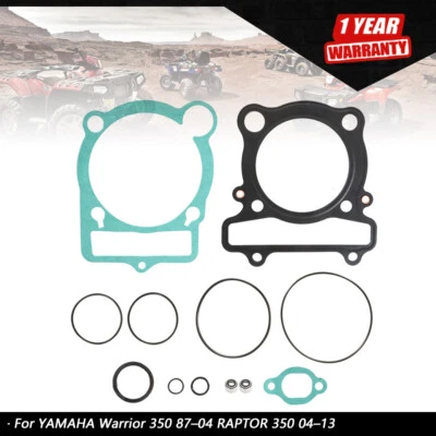 Kit completo de junta de cabeça superior para YAMAHA Warrior 350 87–04 RAPTOR 350 04–13 - Imagem 1 de 4