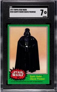 1977 Star Wars Topps #254 Darth Vader David Prowse SGC 7 - Picture 1 of 2
