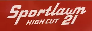 Toro Sportlawn 21” Decal Set, Lawn Mower Vintage Restoration Set 2 - Picture 1 of 2