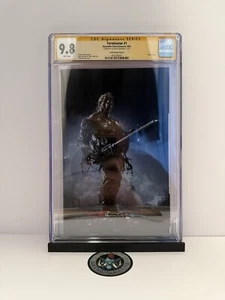 CGC SS 9.8 - Terminator 1 Virgin 1984 Signed Clayton Crain NYCC Ltd 84 - Picture 1 of 7