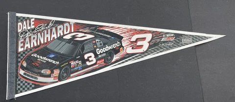 Dale Earnhardt Nascar Win Craft Racing Pennant #3 Vintage 1998 Nice Condition Cover