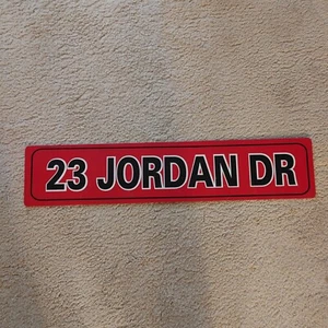 Michael Jordan Ct Straßenschild Chicago Bulls 1990er Styrol - Bild 1 von 3