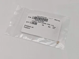 Ferrula de aguas, PEEK, 1/16 in, 10/pk 405018204 - Imagen 1 de 1