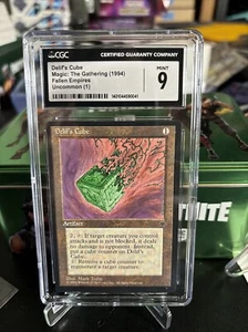 Delif’s Cube Fallen Empires CGC 9 Graded MTG Magic The Gathering 1994 - Picture 1 of 2