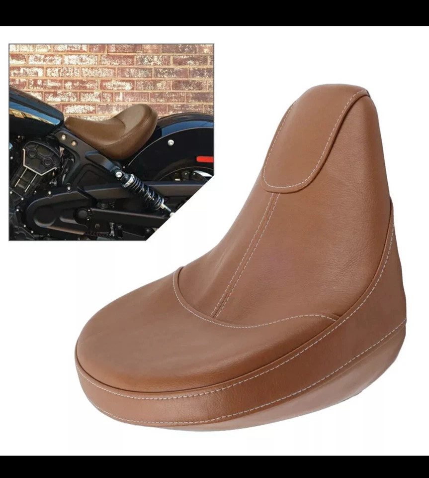 Cojín de asiento de conductor delantero para Indian Scout 15-20 Sixty 16-20 17 18 Foto 1 de 4