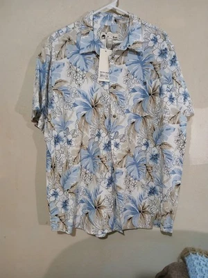 Oliver & Burke Mens Hawaiian  Beachy Vacation Shirt Sz 2xL Shirt Sleeve NWT - Изображение 1 из 4