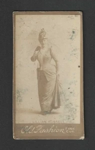 c1880's N664 Tobacco Card - Old Fashion Fine Cut Actresses - Lillian Russell - Picture 1 of 2