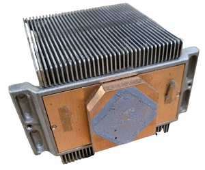 Dell CPU Heatsink Copper Base Aluminum Fin Tower Rev A00 CN-0P8S33 Used Server - Picture 1 of 6