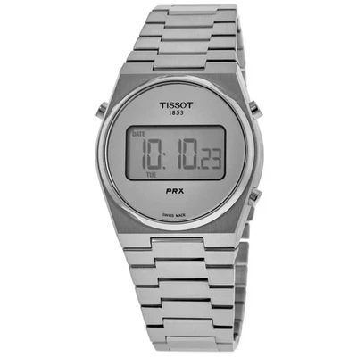 New Tissot PRX Digital 35mm Silver Dial Steel Women's Watch T137.263.11.030.00 - Image 1 of 4