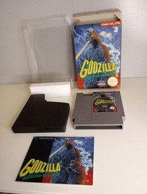 NINTENDO NES GODZILLA MONSTER OF MONSTERS   BOXED WITH MANUAL