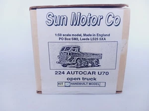 1/50 1/48 o scale Sun Motor 1939 autocar u70 dump truck white metal kit - Picture 1 of 6