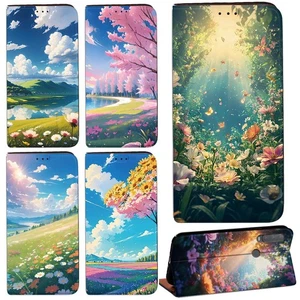Printed Leather Flip Wallet Cover Case - Fits Alcatel 1C 1S 1V 3L (2020) Phone - Picture 1 of 24