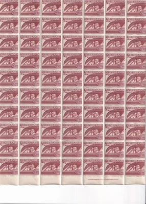 Stamp Netherland Sc 264 Sheet 1944 WWII War Germany Holland Pilot MNH - Image 1 of 3